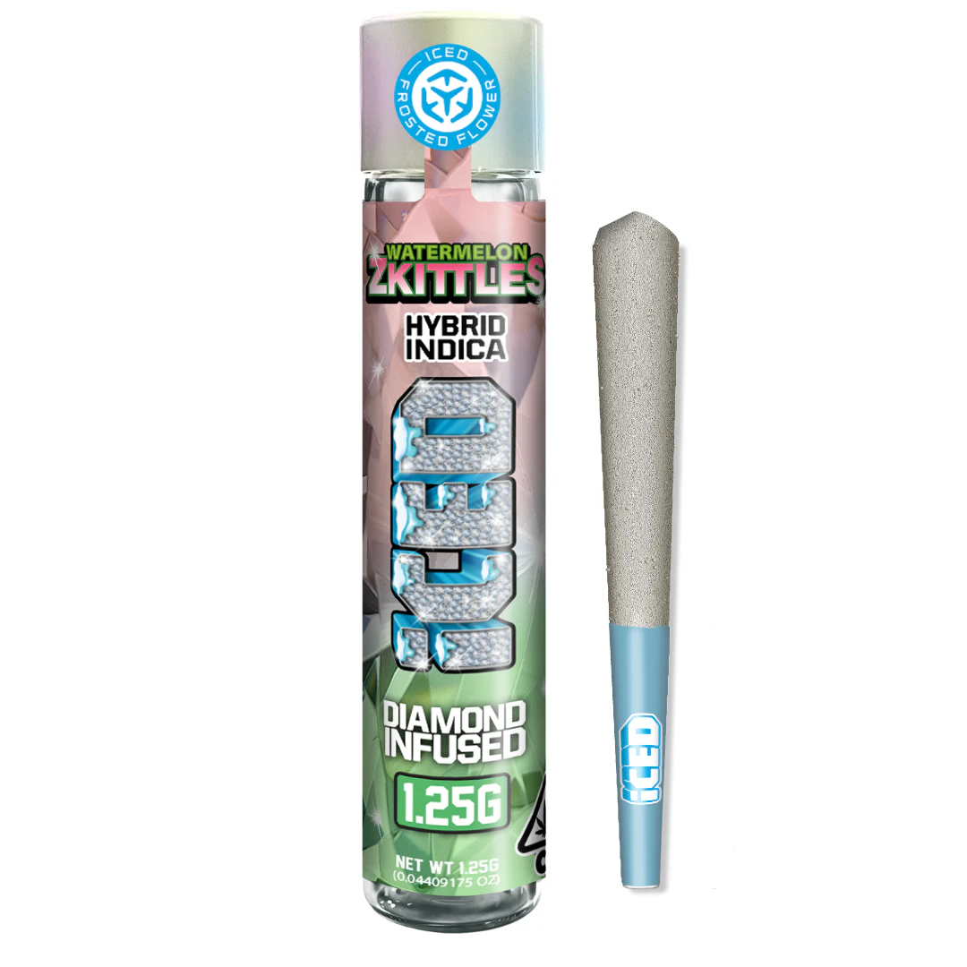 ICED - Iced | Infused Pre-roll | Watermelon Zkittles | 1.25g Main Image