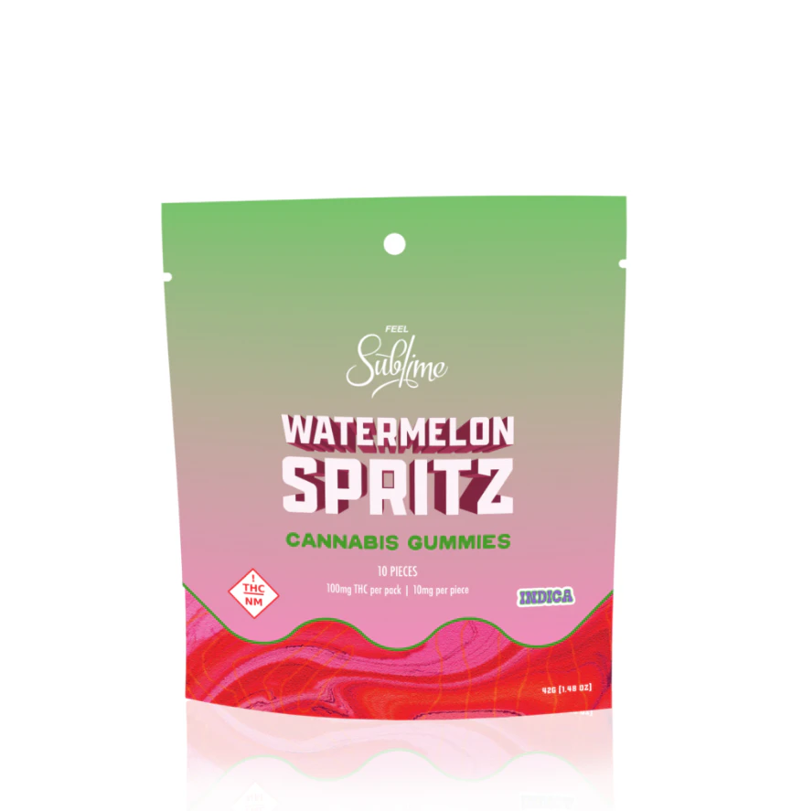 Sublime - Sublime - Watermelon Spritz Gummies 100mg Main Image