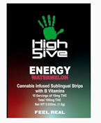 Sublingual Energy Watermelon 10pk Stips - 100mg