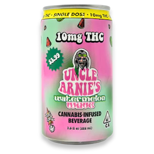 Uncle Arnies - Uncle Arnies - Single Dose - Watermelon Wave - 7.5oz - Beverages - 10mg