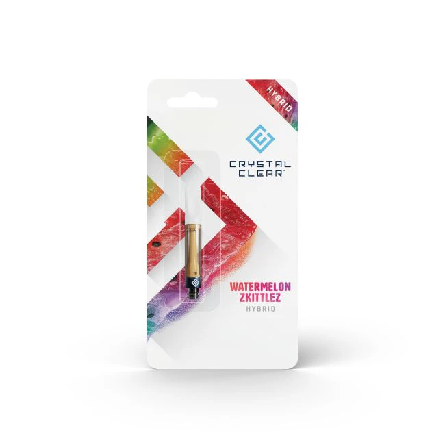 Crystal Clear - Crystal Clear | Watermelon Zkittlez | 1g cart Hybrid Main Image