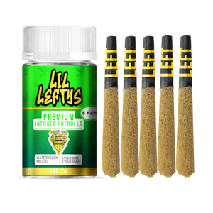 Left Coast - Lil Leftys | Watermelon Mojito | Infused Preroll 5pk | 3.75g