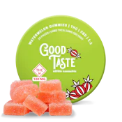 GOOD TASTE - WATERMELON 1:5 (THC:CBD) GUMMIES