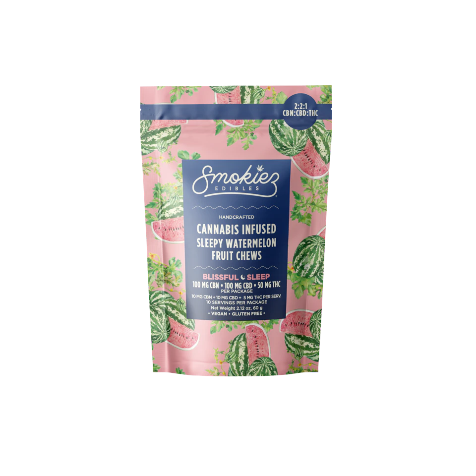 SMOKIEZ - Smokiez | Gummies | Sleepy Watermelon | 2:2:1 CBN:CBD:THC | 10 pc Main Image