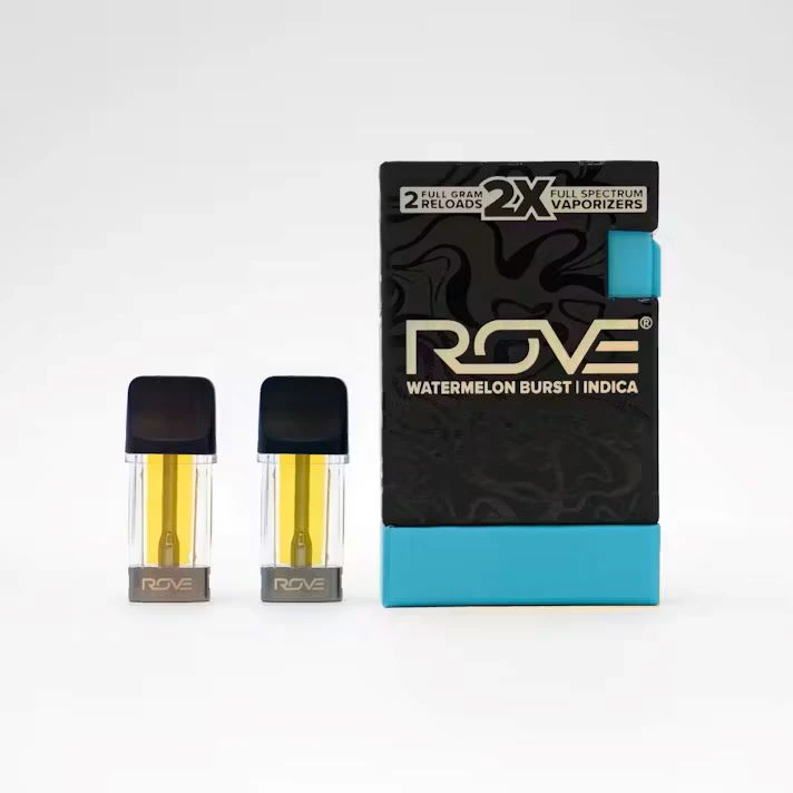 ROVE - Rove - Watermelon Burst - 2x Melted Diamond Live Resin Vaporizer - 2.0g Reload Main Image