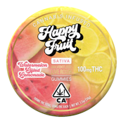 Happy Fruit - Watermelon Lifted Lemonade Rosin Gummies 100mg