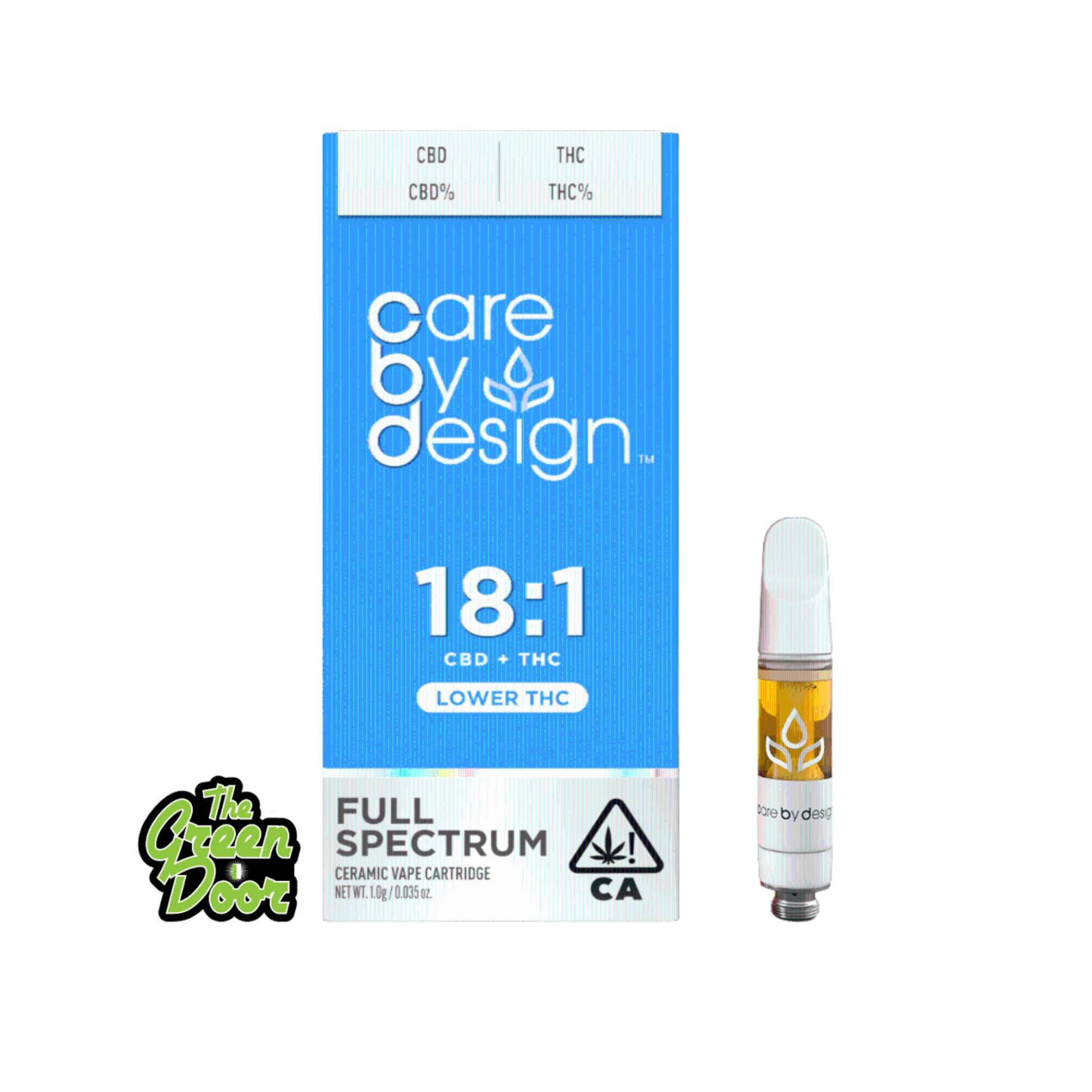 Care By Design - Care By Design - 18:1 Full Spectrum - Vape - 1g Main Image