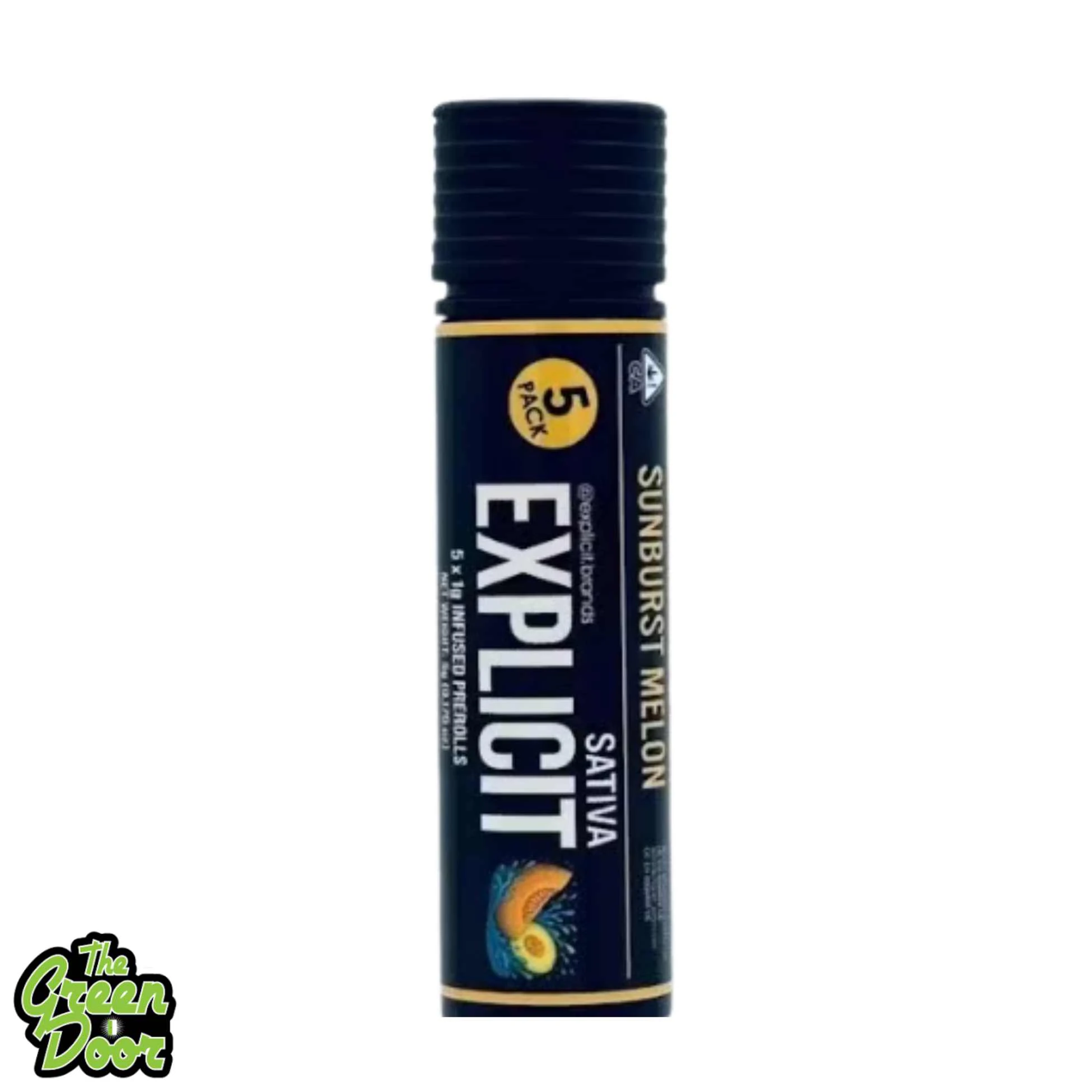 EXPLICIT - EXPLICIT - Sunburst Melon - 5pk - Infused Preroll - 5g Main Image