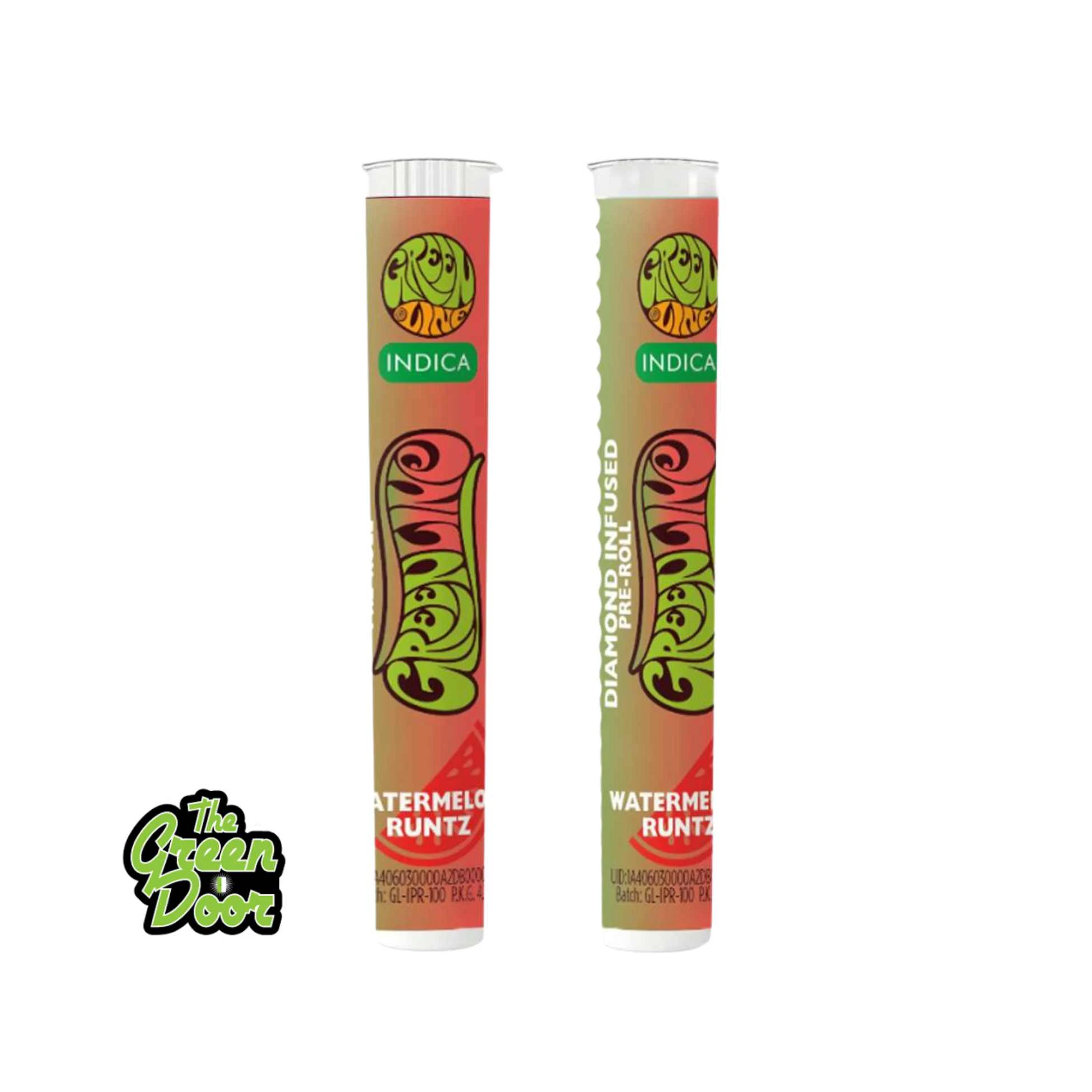 Greenline - GREENLINE - Watermelon Runtz  - Infused Pre Roll - 1g Main Image