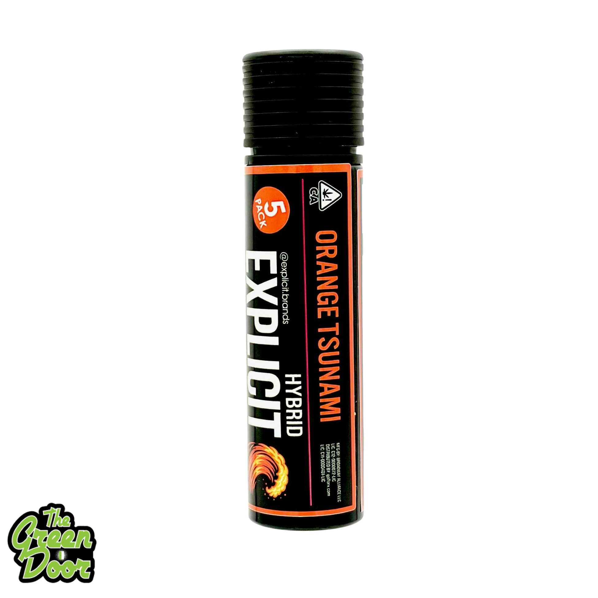 EXPLICIT - EXPLICIT - Orange Tsunami - 5pk - Infused Preroll - 5g Main Image