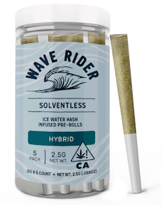Wave Rider - Wave Rider Hash Infused 5pk Prerolls 2.5g Gello Shotz