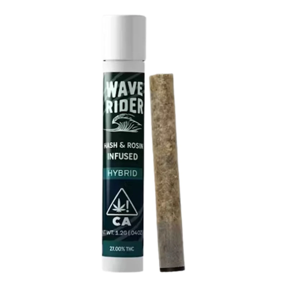 Wave Rider - Wave Rider Nursery | Green Crack | Hash & Rosin Infused Pre-Roll | 1.2g Main Image