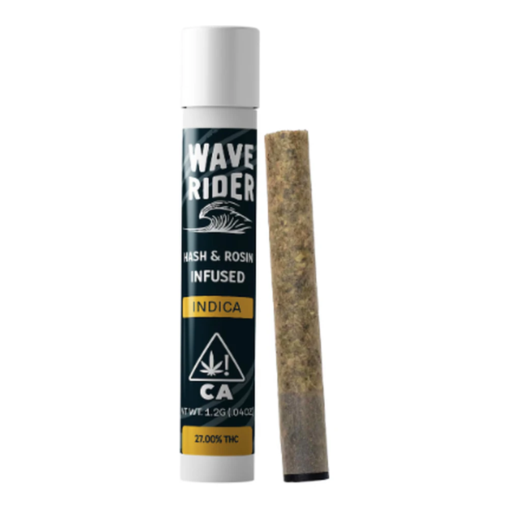 Wave Rider - Wave Rider Nursery | OG Kush | Hash & Rosin Infused Pre-Roll | 1.2g Main Image