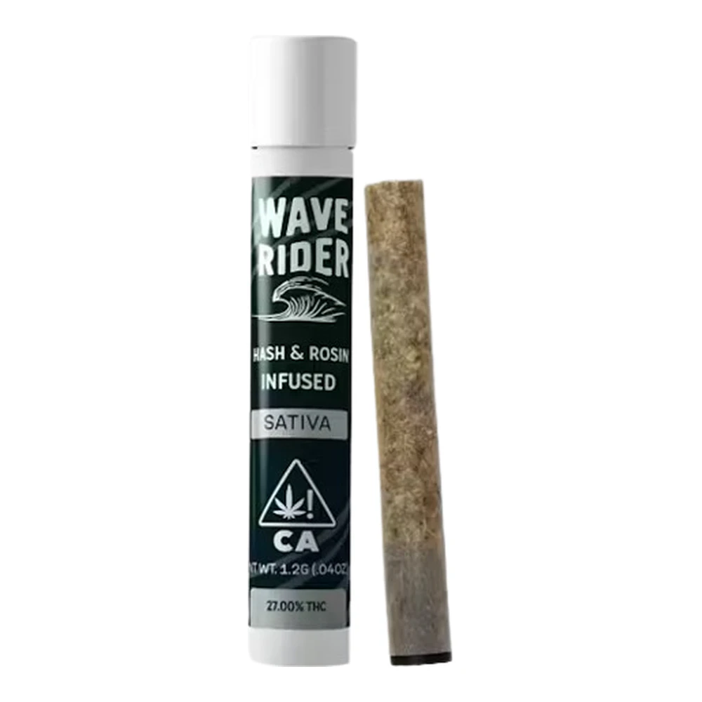 Wave Rider - Wave Rider Nursery | Trainwreck | Hash & Rosin Infused Pre-Roll | 1.2g Main Image