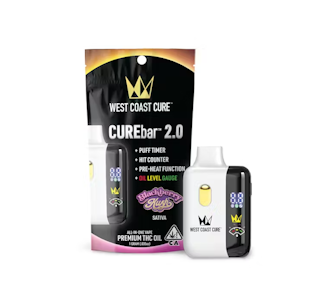 WEST COAST CURE - WCC Blackberry Kush CureBar 2.0 Ready To Use Vape (I) 1g