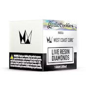 WCC Garlic Cookies LIve Resin Diamonds (I) 1g