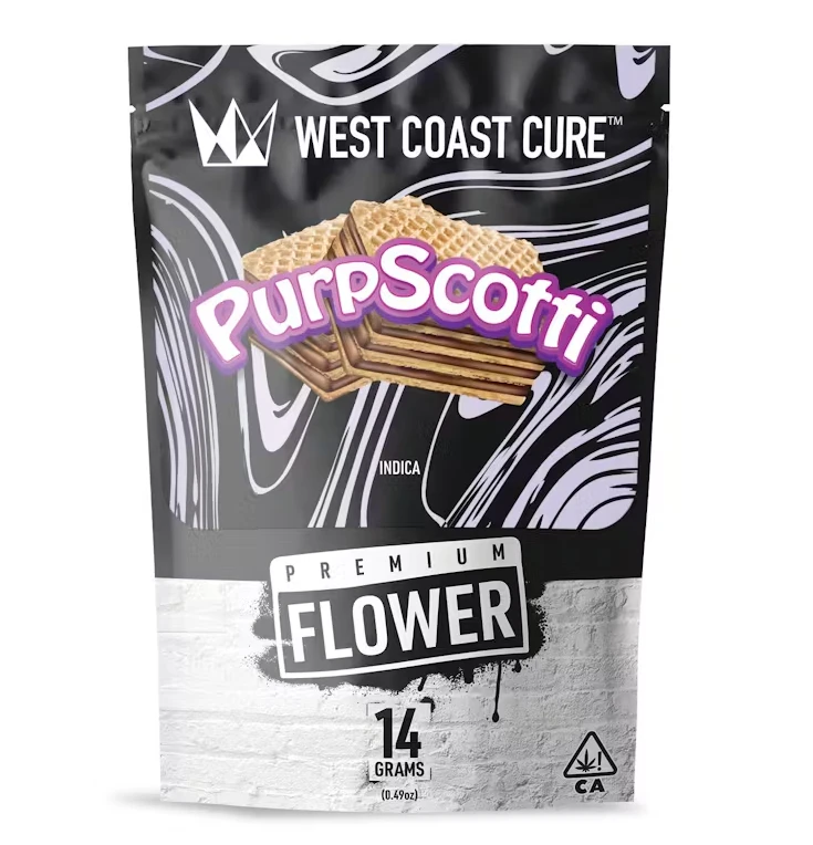 West Coast Cure - WCC Purpscotti Premium Flower (I) 14g Main Image