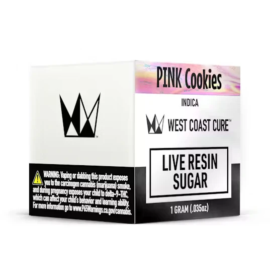 West Coast Cure - WCC Pink Cookies Live Resin Sugar (I) 1g Main Image