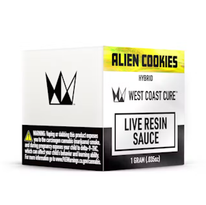 WEST COAST CURE - WCC Alien Cookies Live Resin Sauce 1g