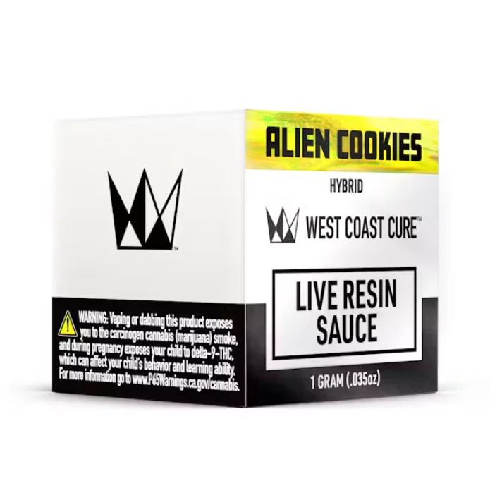West Coast Cure - WCC Alien Cookies Live Resin Sauce 1g Main Image