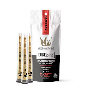 WEST COAST CURE - WCC "The Gas Pack" CUREjoint Prerolls (I/H) 3g