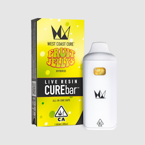 WEST COAST CURE - WCC Fruit Jellys Live Resin CureBar Ready To Use Vape (H) 1g