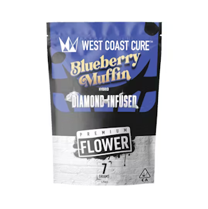 WEST COAST CURE - WCC Blueberry Muffin Diamond Infused Flower (H) 7g