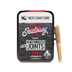 WEST COAST CURE - WCC Jealousy CUREjoint Minis Preroll Pack (H) 2.1g