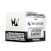 WCC Papaya Cake Live Resin Diamonds 1g