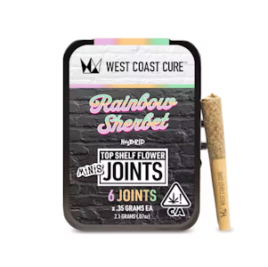WEST COAST CURE - WCC Rainbow Sherbert CUREjoint Minis Preroll Pack (H) 2.1g
