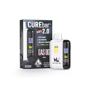 WEST COAST CURE - WCC Gas OG CureBar 2.0 Ready To Use Vape (I) 1g