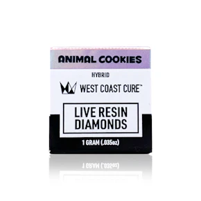 WEST COAST CURE - Concentrate - Animal Cookies - Live Resin Diamonds - 1G