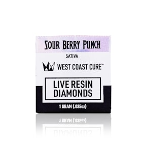 WEST COAST CURE - Concentrate - Sour Berry Punch - Live Resin Diamonds - 1G