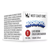 WCC Moonbowz Live Rosin Cold Cure Badder Tier 1 1g