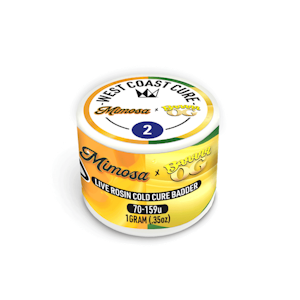 WEST COAST CURE - West Coast Cure - Mimosa x Banana Tier 2 Rosin Cold Cure Badder 1g