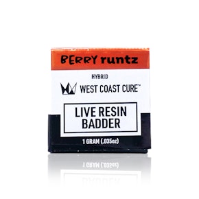 WEST COAST CURE - Concentrate - Berry Runtz - Live Resin Badder - 1G