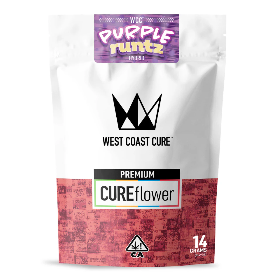 West Coast Cure - WCC Purple Runtz Flower (H) 14g Main Image