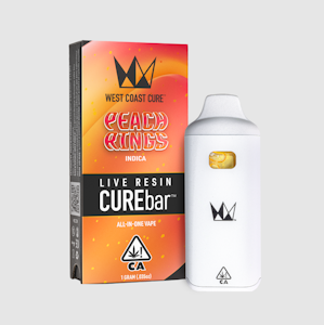 WEST COAST CURE - WCC Peach Rings Live Resin CureBar Ready To Use Vape (I) 1g