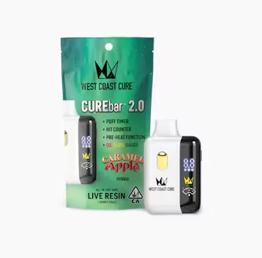 West Coast Cure - WEST COAST CURE: Caramel Apple 1g Live Resin AIO (H) Main Image