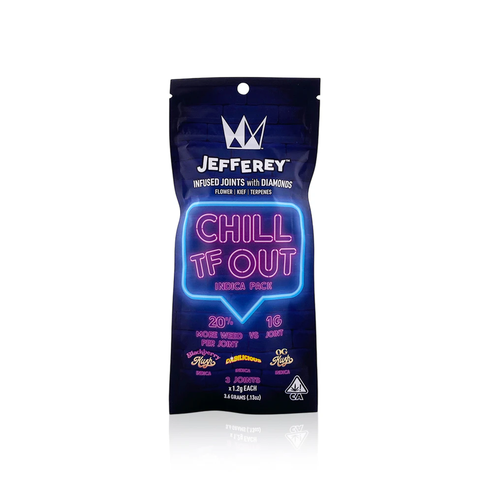 West Coast Cure - WEST COAST CURE - Infused Preroll - Chill TF Out - Diamonds - 3 Pack - 3.6G Main Image