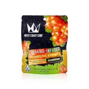 WEST COAST CURE - West Coast Cure - Edibles - Hash Gummies - Cloudberry - 100MG