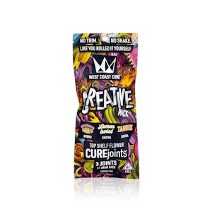 WEST COAST CURE - WEST COAST CURE - Preroll - Creative Pack - 3-Pack - 3G