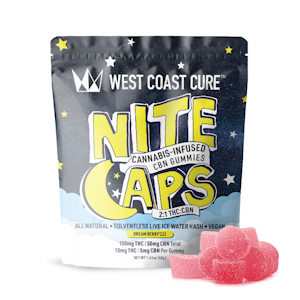 WEST COAST CURE - WCC Nite Caps Dream Berry'zzz Gummies THC/CBN (2:1) 100mg/50mg