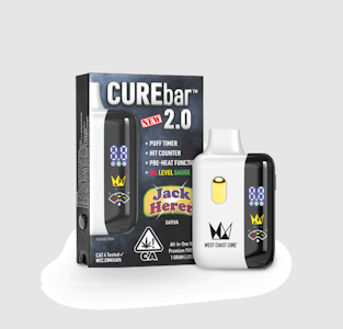 WEST COAST CURE - WCC Jack Herer CureBar 2.0 Ready To Use Vape (S) 1g