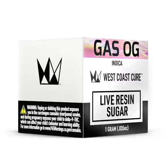 West Coast Cure - WCC Gas OG Live Resin Sugar (I) 1g Main Image