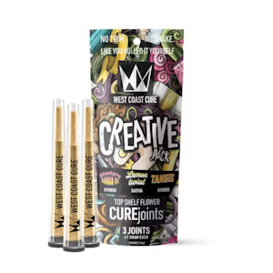 WEST COAST CURE - WCC "The Creative Pack" CUREjoint Prerolls (S/H) 3g