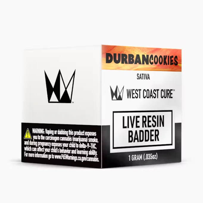 West Coast Cure - West Coast Cure - Badder - Sativa - Durban Cookies - (1g) Main Image