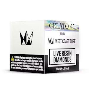WEST COAST CURE - WCC Gelato 41 Live Resin Diamonds (I) 1g