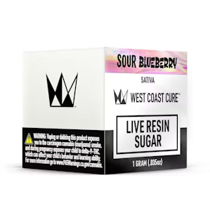 WEST COAST CURE - WCC Sour Blueberry Live Resin Sugar (S) 1g