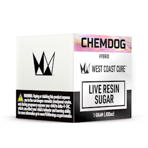 WEST COAST CURE - WCC Chemdog Live Resin Sugar (H) 1g
